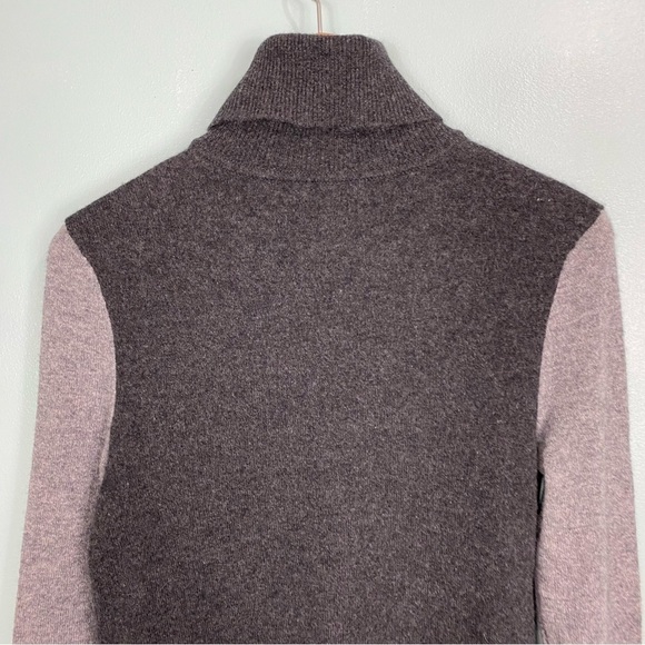 Equipment‎ Oscar Turtleneck Sweater Dress Cashmere Gray Sz S - Picture 7 of 7